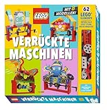 LEGO® Verrückte Maschinen: Mit 8 Modellen!: Geschenkbox mit Buch (64 Seiten), 62 LEGO® Elemente und 12 Papierbögen mit vorgestanzten Teilen