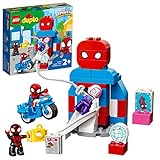 LEGO 10940 DUPLO Marvel Spider-Mans Hauptquartier, Kinderspielzeug zum Bauen mit Spider-Man-Figur für Mädchen und Jungen ab 2 Jahre