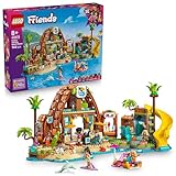 LEGO Friends Familienurlaub im Strandresort - Spielzeug mit 6 Mini-Puppen, Schildkröte & Delfin Tierfigur, Eisstand und Zubehör - Kreatives Geschenk zum Geburtstag für Mädchen ab 8 Jahren - 42673