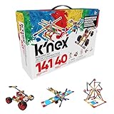 K'NEX 15210 Baukasten für Anfänger mit 40 Modellen, Lernspielzeug für Jungen und Mädchen, 141-teiliges Lernset, Konstruktionsspielzeug für Kinder, Bauspielzeug ab 5 Jahren