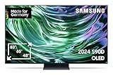 Samsung OLED TV 4K S90D 55 Zoll (138 cm), Fernseher mit NQ AI Gen2 Prozessor, OLED HDR+, 4K AI Bildverbesserung, Gaming Hub bis 144Hz, Dolby Atmos Sound, OTS Lite, Knox Security, Smart KI TV