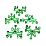 LEGO System 5 Blätter Pflanze hellgrün mit 6x5 Noppen Blatt Blätter Laub Busch Strauch Leaves 2417