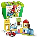 LEGO 10914 DUPLO Deluxe Steinebox, Lernspielzeug mit Bausteinen und Aufbewahrungsbox, Kreativbox für Babys und Kleinkinder von 1,5 - 3 Jahre, Geschenkset