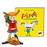 tonies Hörfiguren für Toniebox, Pippi Langstrumpf, Hörbuch für Kinder ab 4 Jahren, Spielzeit ca. 149 Minuten