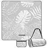 Picknickdecke Wasserdicht 200x200 cm, Picknickdecke Waschbar, Picknickdecke Faltbar Für 4-6 Personen, Picknickdecken Groß Camping Decke Picnic Blanket Stranddecke Campingdecke Für Park, Garten, Strand