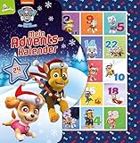 PAW Patrol Mein Adventskalender: 24 Büchlein aus stabiler Pappe mit Aufhängern in wiederverschließbarer Box. Für Kinder ab 3 Jahren.