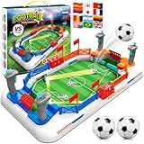 Fussball Geschenke Jungen,Tischkicker Kinder Geschenk Junge 5 6 7 8 9+ Jahre Spielzeug Tischfussball Kinder Airhockey Tisch Kinder Spielzeug Flipperautomat Kicker Flipper Spiel Brettspiele Fußball
