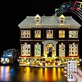 Kyglaring Beleuchtungsset für LEGO 21330 Home Alone Licht & Musik set für das Allein zu Hause Bauklotzmodell Modellset Nicht Enthalten (RC Sound Version)