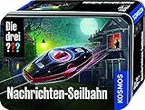 Die drei ??? Nachrichten-Seilbahn von KOSMOS, Geheime Botschaften und kleine Gegenstände schützen und austauschen, Detektiv-Spielzeug Set für Kinder ab 8 Jahre, Silver