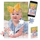 Lifemaison Personalisiertes Foto-Puzzle 50 Teile,Fotopuzzle selbst gestalten,Individuelles Puzzle mit Bild,Gestalte Dein individuelles Fotopuzzle für Geburtstage, Muttertag, Valentinstag & Hochzeiten