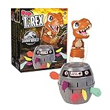 Tomy Pop Up Trex Classic Action Spiel, Familie & Vorschulkinder Jurassic World Spiele, für Kinder 4, 5, 6, 7, 8 Jahre alt Jungen & Mädchen & Erwachsene