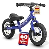 BIKESTAR Kinder Laufrad Lauflernrad Kinderrad für Jungen und Mädchen ab 2-3 Jahre | 10 Zoll Sport Kinderlaufrad | Blau | Risikofrei Testen