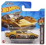 Hot Wheels - ´68 Corvette - Gas Monkey Garage - HW Dream Garage 5/5 - HKH23 - Short Card - Gold metallic - Mattel 2023