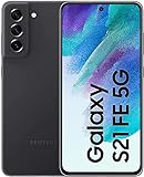 Samsung Galaxy S21 FE 5G, Android Smartphone, 6,4 Zoll Dynamic AMOLED Display, 4.500 mAh Akku, 128 GB/6 GB RAM, Handy in Graphite, inkl. 36 Monate Herstellergarantie [Exklusiv bei Amazon]
