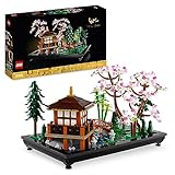 LEGO 10315 Icons Garten der Stille, Botanical Zen-Garten-Set für Erwachsene mit Lotusblumen, von Japan inspirierte Schreibtisch-Dekoration, achtsame Geschenk-Idee zu Weihnachten für Frauen und Männer