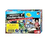 Noris 606013596 Kinder-Quiz – Quizspiel mit 3300 Fragen und Wahlmöglichkeiten, für 1 - 6 Spieler, ideal für Zuhause oder auf Reisen, für Kinder ab 6 Jahre