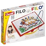 Quercetti Filò Kreatives Lernspielzeug, Spielzeug ab 3 Jahre, Montessori Spielzeug, Kinderspielzeug, Geschenk Mädchen 4 Jahre, Reisespiele Kinder, Gesellschaftsspiele Kinder