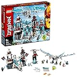 LEGO 70678 NINJAGO Festung im ewigen EIS, Set mit Eisdrachen-Spielzeug, Meister des Spinjitzu Spielset
