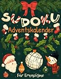 Sudoku Adventskalender: Rätsel Adventskalender für Erwachsene mit 144 Sudokus von Leicht - Schwer