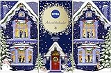 NIVEA Adventskalender 2024 mit 24 Türchen voller verwöhnender Überraschungen, Weihnachtskalender mit Pflegeprodukten, Pflegeset für die Adventszeit mit NIVEA und Labello Produkten