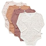 PIPPI Unisex Baby Body Wrap AO-printed (4-pack) Formender Body, , 80