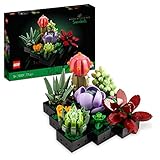 LEGO Icons Sukkulenten Künstliche Blumen Set für Erwachsene, Blumenstrauß-Bausatz, Kreatives Hobby, Home Deko, Geschenk-Idee für Frauen, Männer, Sie & Ihn, Botanische Sammlung (Baue 9 Pflanzen) 10309