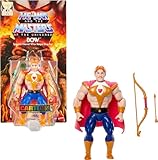 Masters of the Universe Origins Actionfigur Bow aus der Cartoon-Kollektion, ca. 14 cm groß, 1980er Motu Prinzessin der Macht TV Bogenschütze, detailreiches Design, Pfeil & Bogen, JBM94
