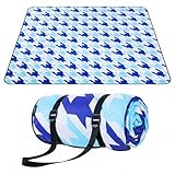 Diveblues Picknickdecke Wasserdicht & Sandfest, 200x200cm, Leicht & Faltbar, Outdoor Decke für Camping, Strand, Park, Reisen & Garten