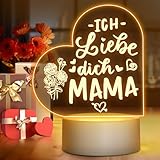 Winzwon Weihnachtsgeschenke für Mama, Geschenke für Mama, Mama Geschenk, Geburtstagsgeschenk für Mama, Personalisiert Deko Nachtlicht, Erntedankfest Geschenk, Muttertagsgeschenke für Mama