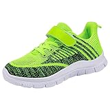 Kinderschuhe Sportschuhe Kinder Jungen Mädchen Modische Ganzjahres Hallenschuhe Turnschuhe Leicht Mesh Strabenlaufschuhe Atmungsaktiv Laufschuhe Flach Dicker Boden Klettverschluss rutschfest Sneaker