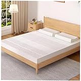 100% Natur-Latex Matratze,Kompression Und Keine Verformung, Wabenporenbelüftung, Weich Und Bequem,Naturkautschuk Matratze,3in,135x200cm(53x79in)