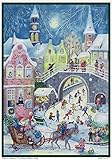 Adventskalender 'Buntes Treiben an der Brücke': Papier-Adventskalender