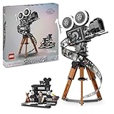 LEGO | Disney Kamera – Hommage an Walt Disney, Set für Erwachsene mit Micky- und Minnie Maus-Minifiguren, Bambi- und Dumbo-Figuren, Geschenk für Frauen und Männer und Fans, Ausstellungsstück 43230
