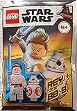 Blue Ocean LEGO Star Wars Rey und BB-8 Minifigur Folienpaket Set 912173