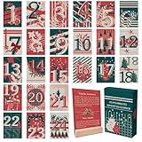 Adventskalender 2024 Frauen mit 24 Achtsamkeitsübungen - Adventskalender Freundin mit Motivationskarten & Ständer - Die Vorweihnachtszeit voll zu genießen - Geschenk für Frauen & Freundin Buchenholz