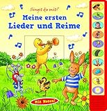 Meine ersten Lieder und Reime - Vorlese-Pappbilderbuch mit Sound: Mit Noten!. Mit Soundmodul