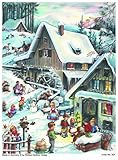 Adventskalender A4- Winter im Dorf