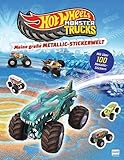 Meine große Metallic-Stickerwelt - Hot Wheels™ Monster Trucks: Mit über 100 coolen Metallic-Stickern | Glänzendes Cover mit Metallicfolie | Spannende ... & Feinmotorik | Für Kinder ab 4 Jahren