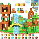 LUVTOY Magnetische Bausteine - 150 Teile Magnetbausteine Kinder - Magnetische Spielzeug Magnetspielzeug Magnete Kinder - Spielzeug ab 3 4 5 6 7 8 9 Jahre Jungen und Mädchen