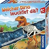 KOSMOS 680701 Welcher Dino leuchtet da? Memo-Spiel, leuchtet im Dunkeln, Kinder-Spiel ab 4 Jahre für 2-4 Spieler, Geburtstagsgeschenk, lustiges Gesellschaftsspiel nicht nur für Dinosaurier-Fans