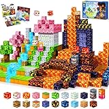 COOLJOYA Magnetische Bausteine, 150 Teile Magnetbausteine ab 4 Jahre, Magnetische Bauwelt Halloween Spielzeug Magnetblöcke für Kinder ab 3 4 5 6 7 8 9 Jahre Verstaubare
