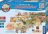 KOSMOS 682873 Wissenspuzzle was IST was Junior Entdecke die Dinosaurier, für Kinder ab 5 Jahre, 54 Puzzle-Teile, Vorlesegeschichte, spannende Infos über Dinos, Dino Puzzle, Wimmelbild Puzzle