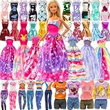 Miunana 15 Kleidung für Puppen = 9 Fashion Kleider 3 Tops 3 Hosen für 11,5 Zoll Mädchen Puppen Geschenk