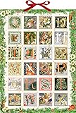 Wandkalender - Zauberhaftes Weihnachts-ABC: Mit weihnachtlichen Motiven, Versen und Weihnachtsbräuchen hinter den Türchen