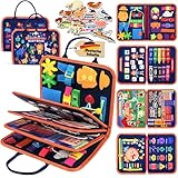 ZOOI Busy Board Montessori Spielzeug ab 1 Jahr, Busy Book Quiet Book Kinderspielzeug ab 1 2 3 Jahre, Baby Geschenk Spielzeug ab 1 2 3 Jahre, Ostergeschenke Kinder, Oster Basteln Kinder