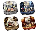 Trumpf Edle Tropfen In Nuss Spezialität Für Geniesser Vodka | Gin | Whisky | Rum Bar Set Vorteilspackung 4 x 100g