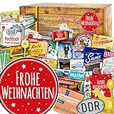 Frohe Weihnachten | Adventskalender DDR | DDR Artikel in 24 Türchen | Ossi Paket | weihnachtlich verpackt mit Ostmotiven