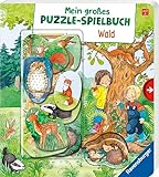 Mein großes Puzzle-Spielbuch: Wald - Kinderbuch ab 2 Jahren, mit 10 Puzzleteilen