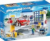 PLAYMOBIL City Life 70202 Autowerkstatt, Ab 4 Jahren, 153-teilig [Exklusiv bei Amazon]