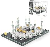 Moschee Von Mekka Bausteine, 2274 Klemmbausteine Weltberühmtes Architekturmodell, Mini-Baustein-Bausatz, Geschenk für Erwachsene und Kinder, Nicht Kompatibel mit Lego